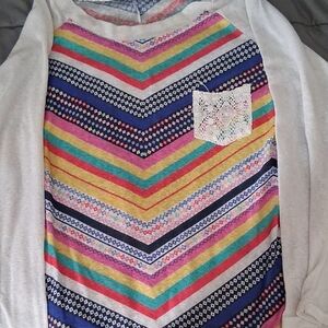 Colorful Chevron Kids Shirt
